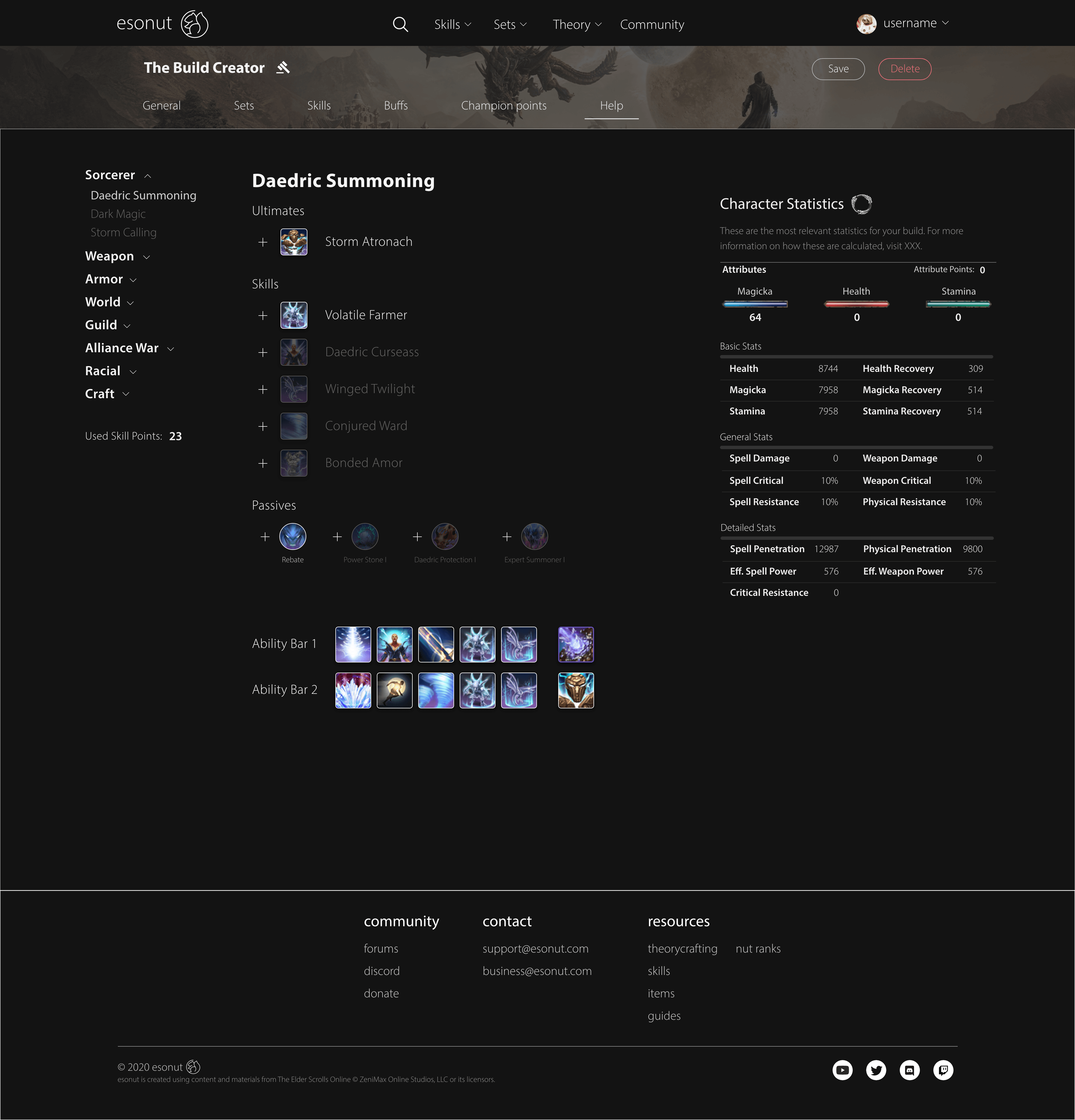 Build Creator - Skills